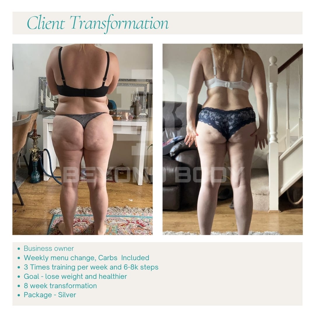 Client transformation - Business owner weight loss