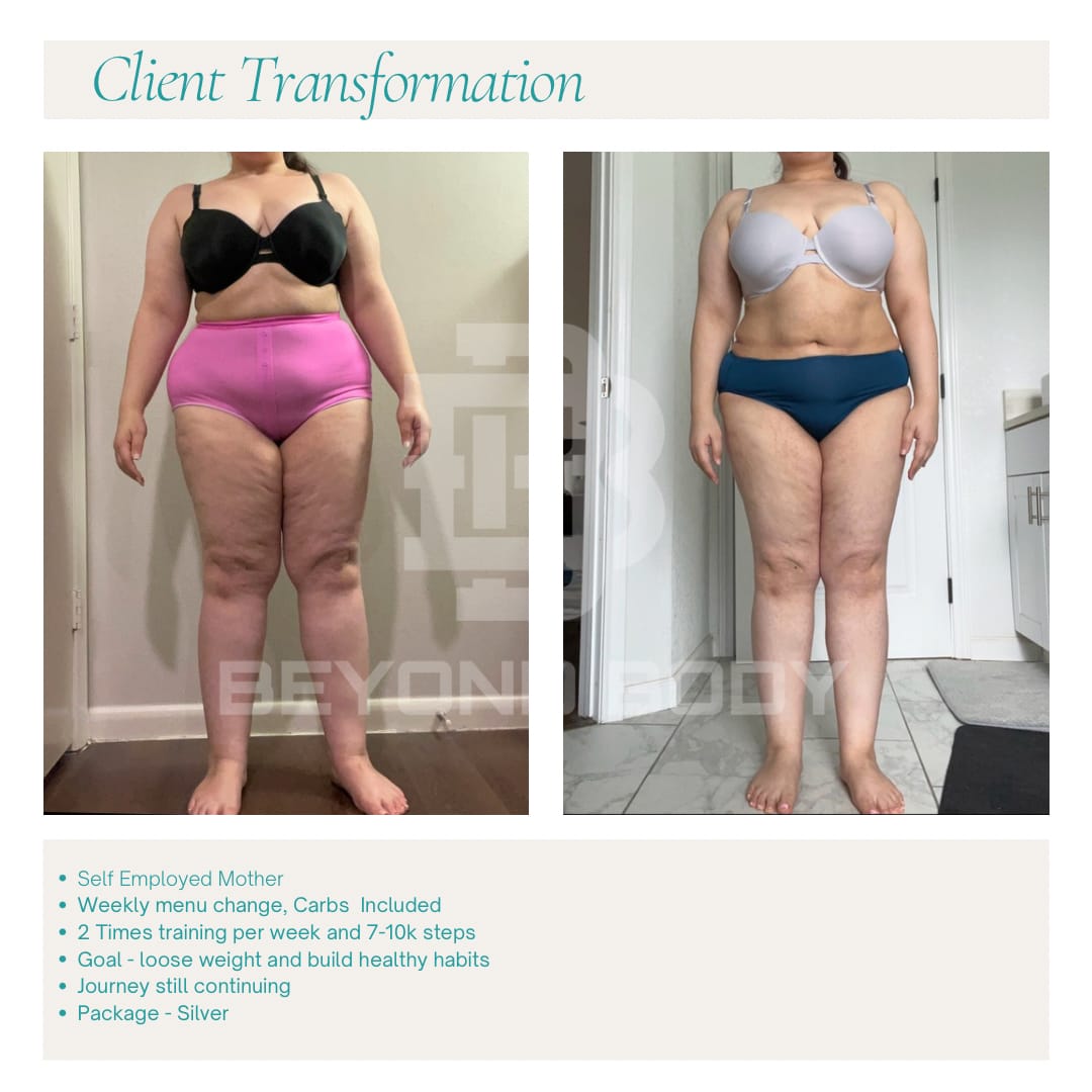 Client transformation - Self employed mother